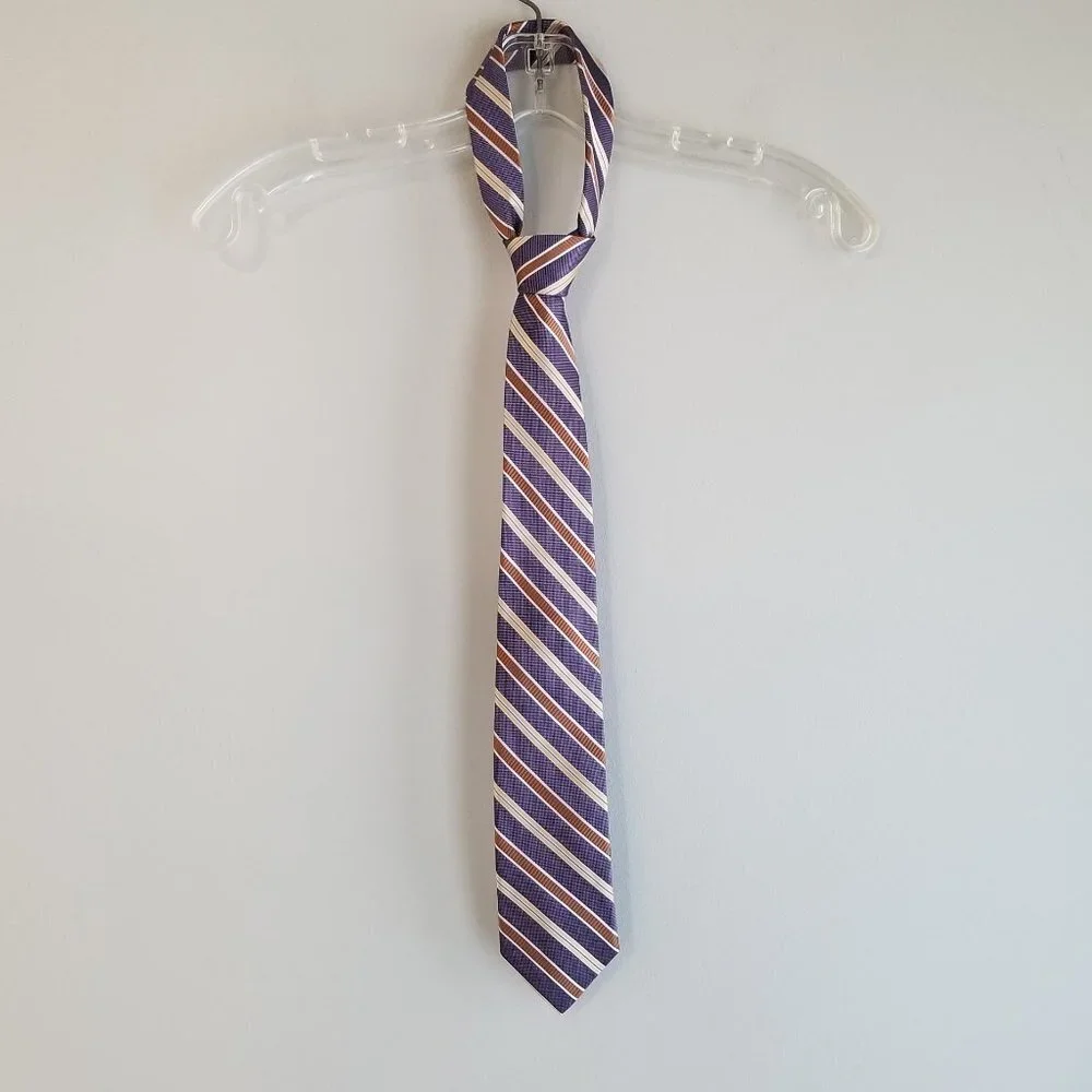 Bruno Piattelli Boys 100% Silk Necktie